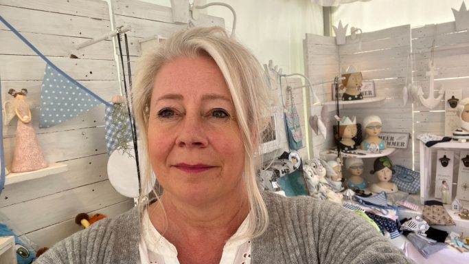 Blick in meine Pagode auf Schloss Gödens